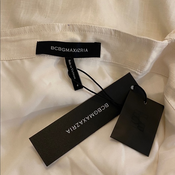 BCBG Max Azria Linen Blend Dress NWT - Picture 6 of 7